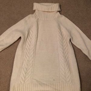 Cable Knit Chunky Turtle Neck Sweater